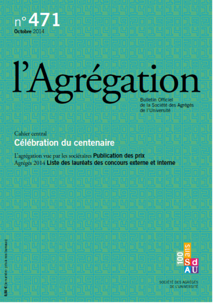 N°471 – Célébration du centenaire