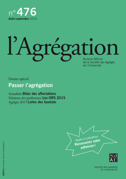 N°476 – Passer l’agrégation