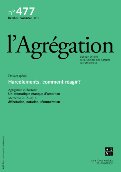 N°477 – Harcèlements, comment réagir ?