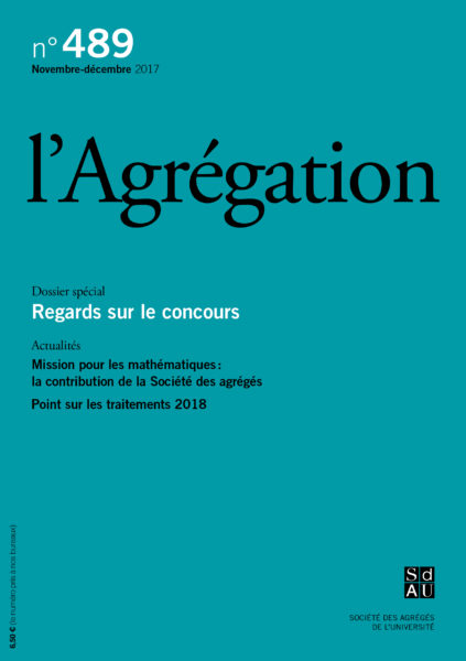 N°489 – Regards sur le concours