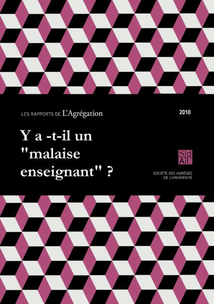 Rapport – Malaise enseignant