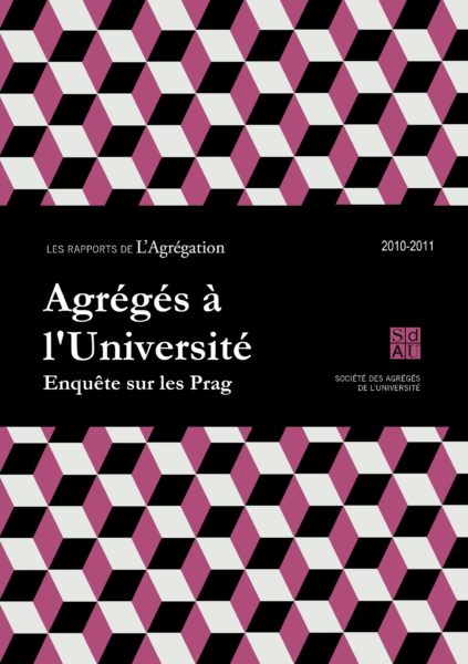 Rapport – Les agrégés à l’Université : condition des Prag