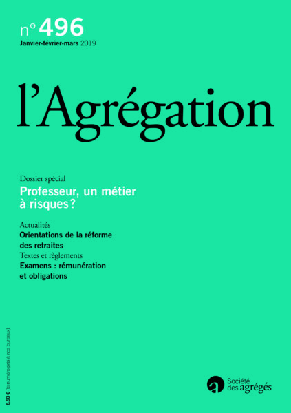 N°496 – Professeur, un métier à risques ?