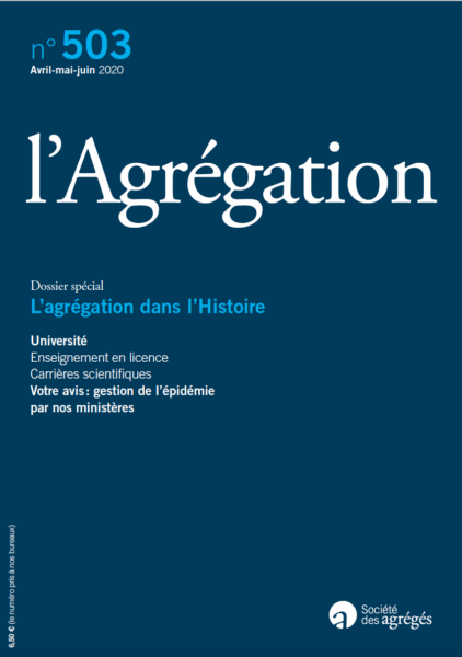 N°503 – L’agrégation dans l’Histoire