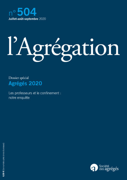 N°504 – Agrégés 2020